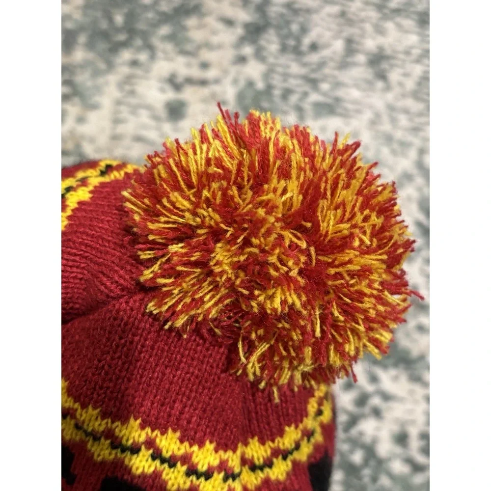 FCB Barcelona EUC Beanie Pom and Tassels Soccer Football Club